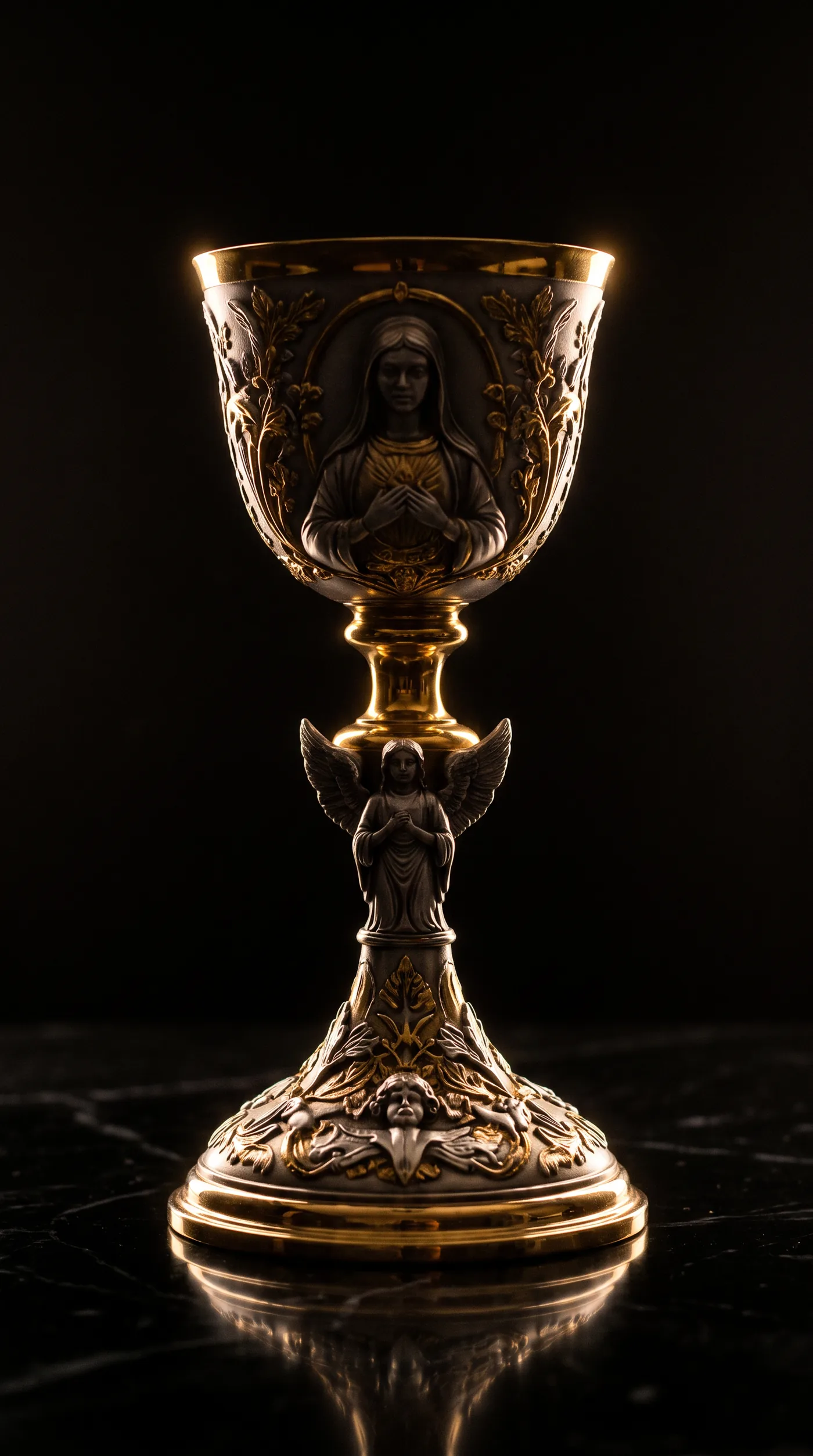 Cáliz Corazón de Oro, vista completa