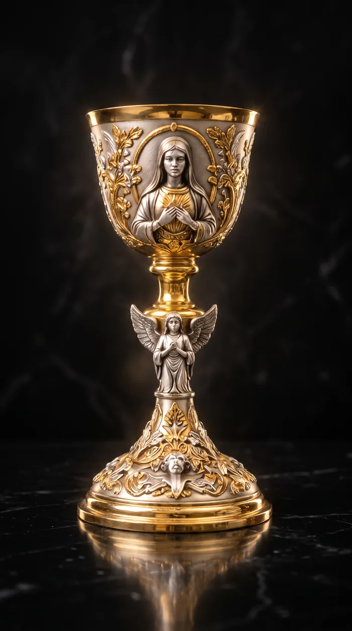 Cáliz Corazón de Oro, vista 2