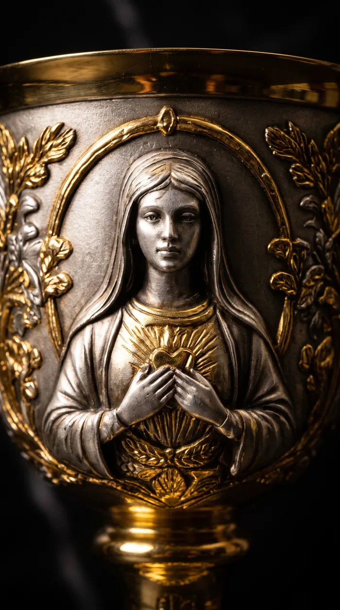 Cáliz Corazón de Oro, vista 4